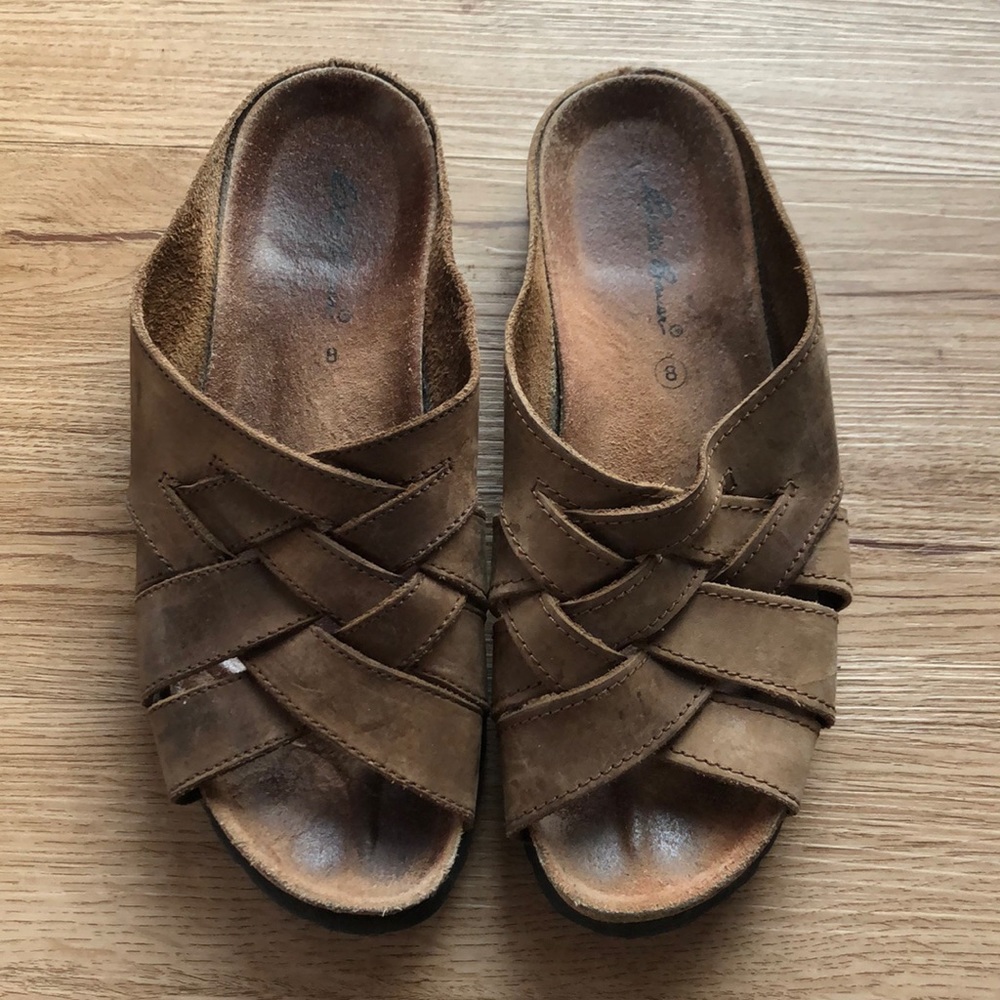 Leather Woven Sandals